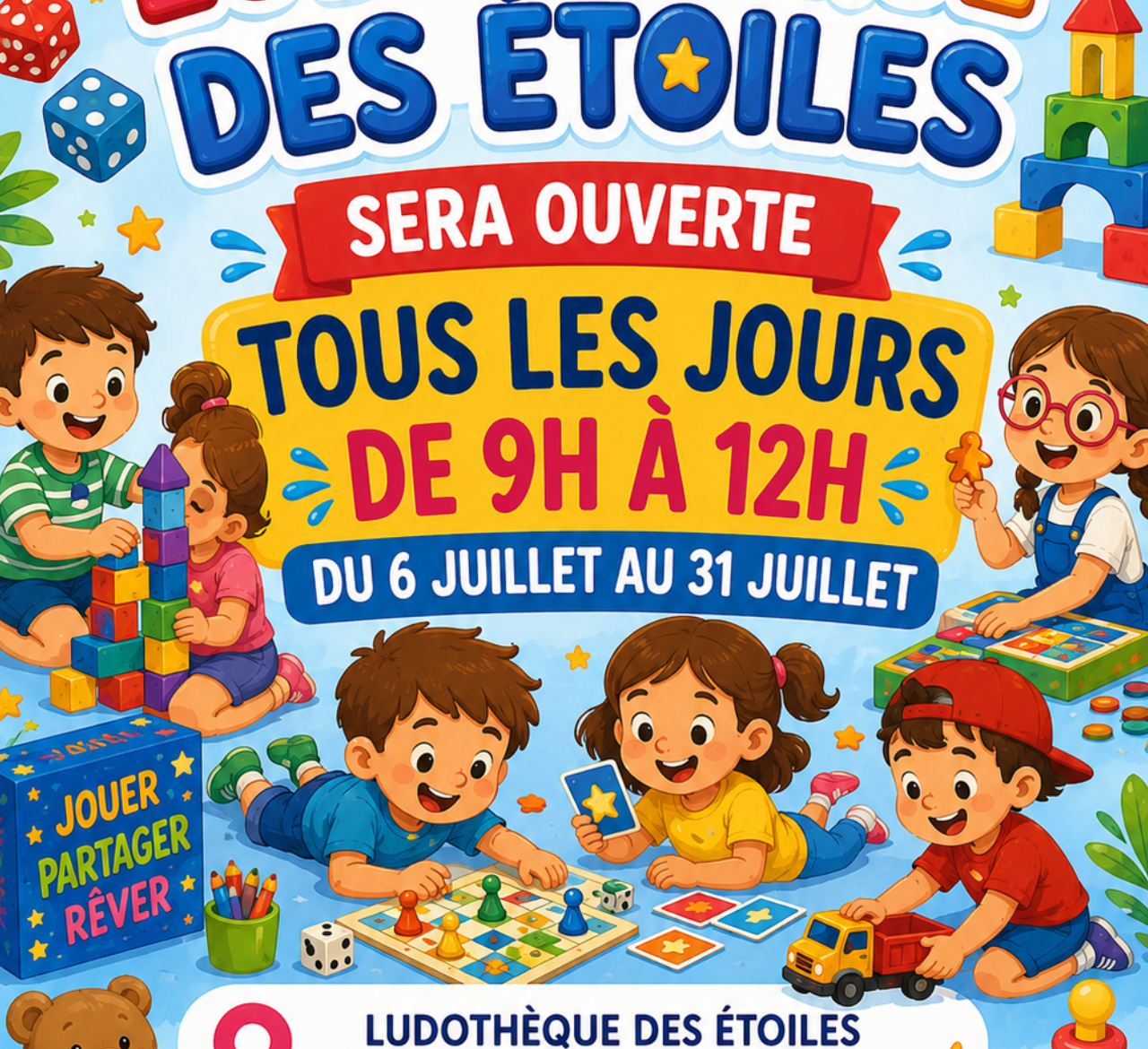 Games on site at the Ludothèque des Etoiles_Le Cannet
