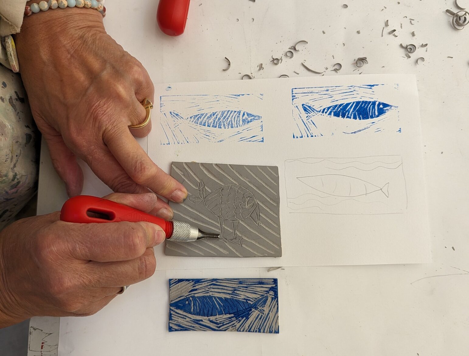Atelier Initiation à la gravure_Le Cannet