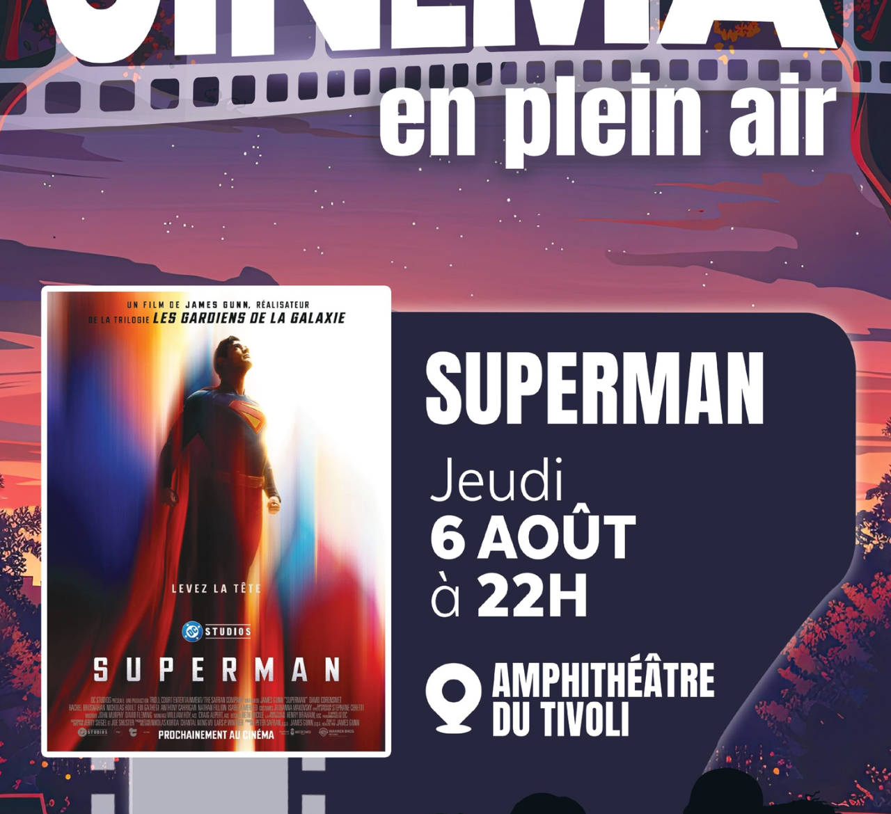 Cinéma en plein air "Superman"_Le Cannet